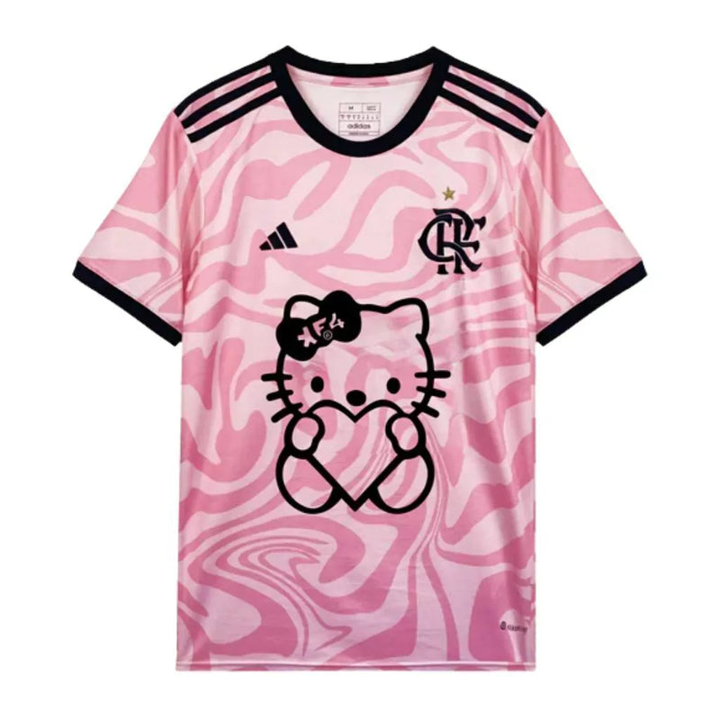 Camiseta De time FLA x Hello Kitty