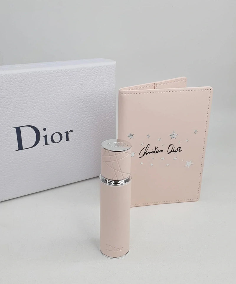 Kit Christian Dior Perfume e Porta Passaporte Rosa - Condição: Perfeita