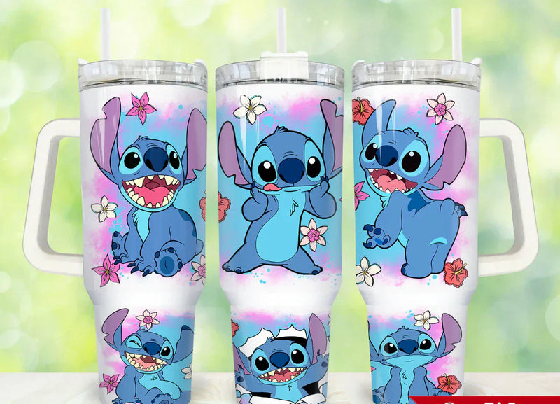 Copo de 1L Stitch que brilha no escuro