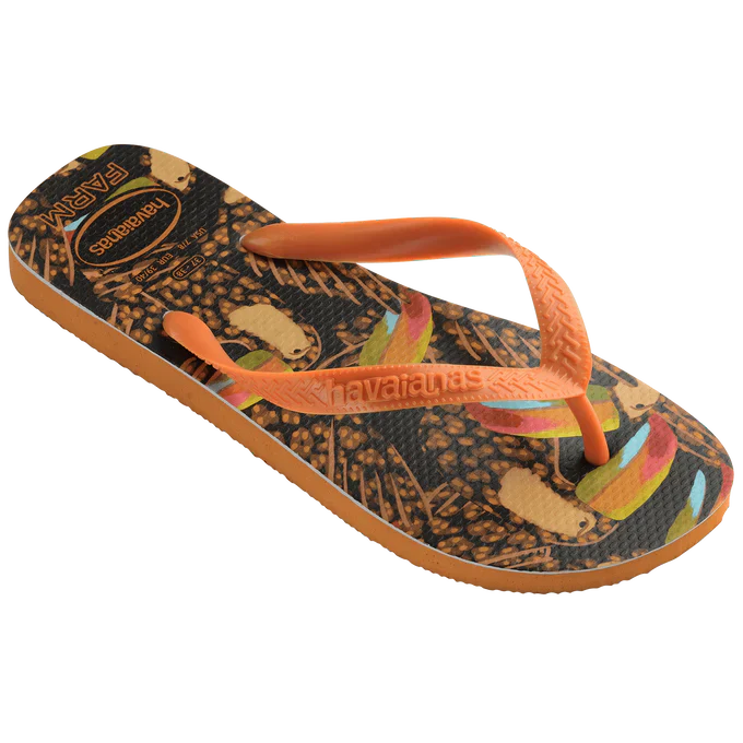 Chinelo Havaianas x Farm Tucano Onça