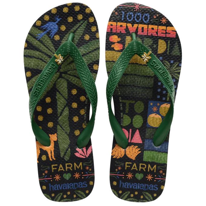 Chinelo Havaianas x Farm Mil Árvores