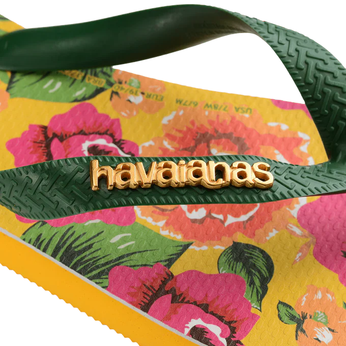 Chinelo Havaianas x Farm Chita