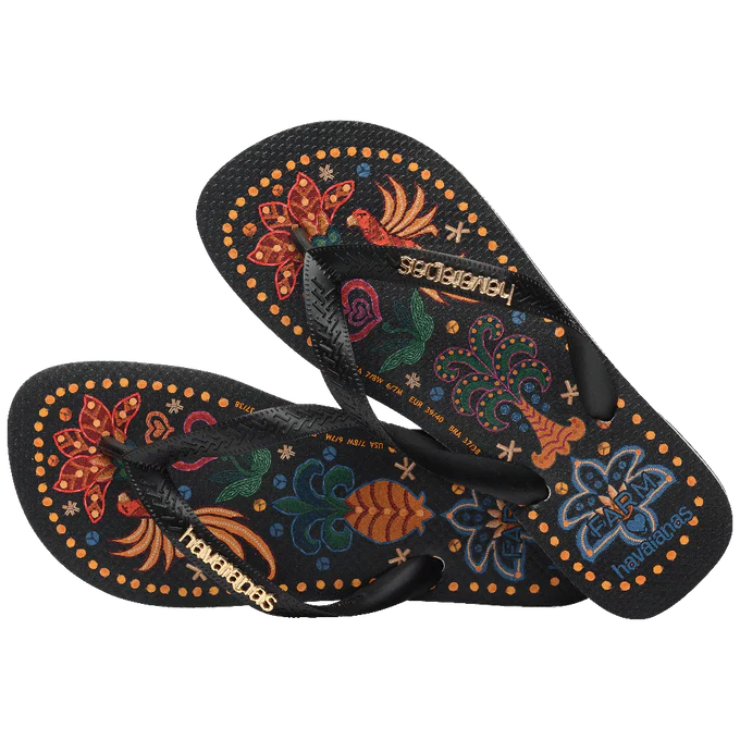 Chinelo Havaianas x Farm Beleza Tropical