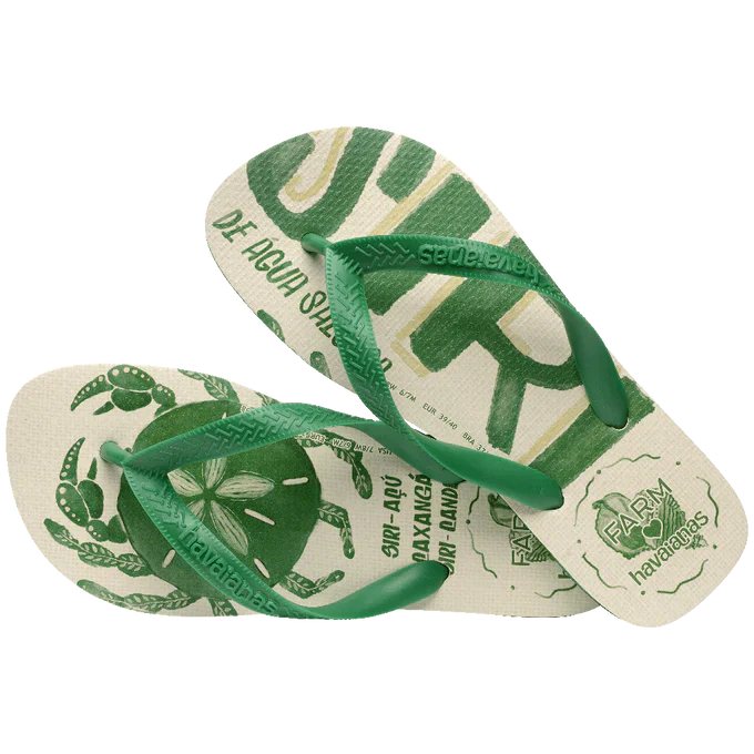 Chinelo Havaianas x Farm Siri