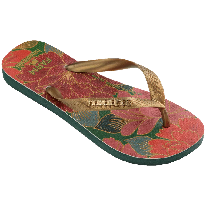 Chinelo Havaianas Farm x Chita Solar