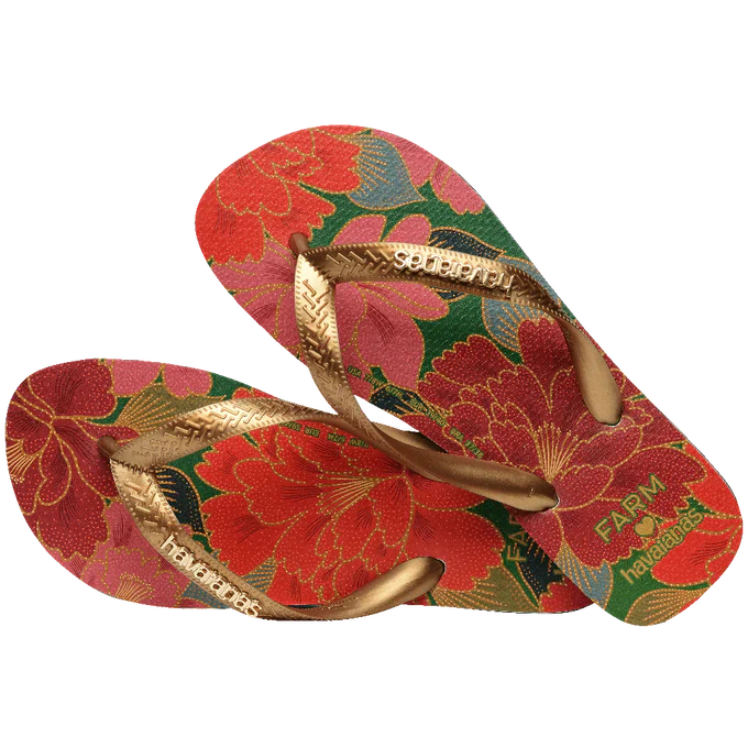 Chinelo Havaianas Farm x Chita Solar