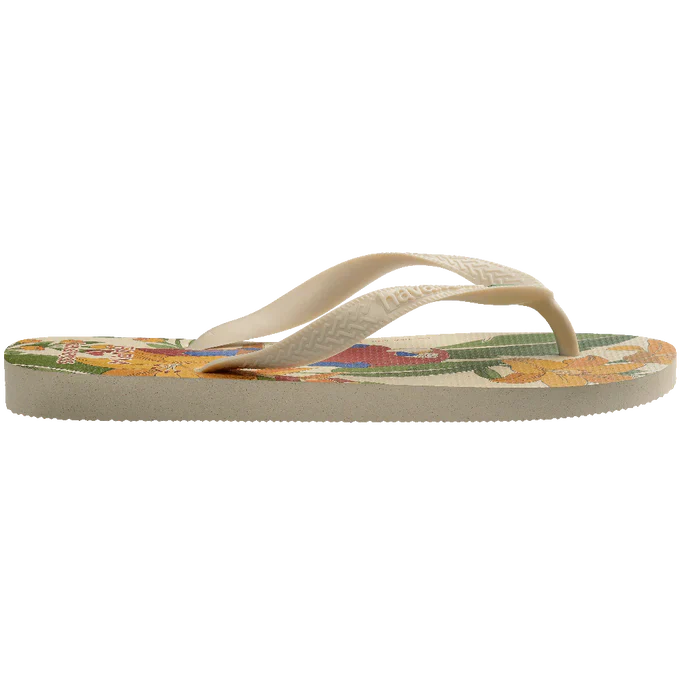 Chinelo Havaianas Farm x Ararinhas