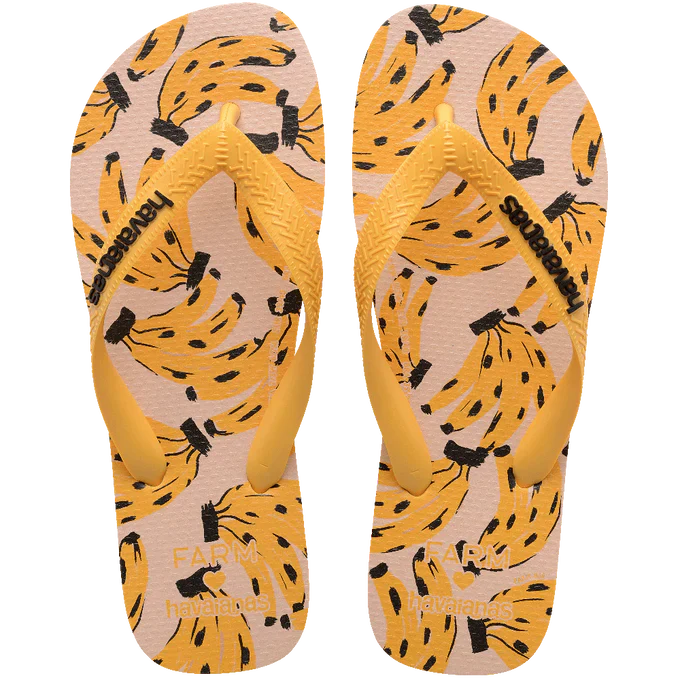 Chinelo Havaianas Farm x Bananinha