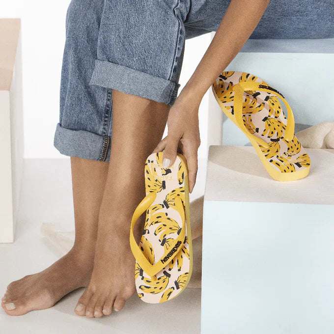 Chinelo Havaianas Farm x Bananinha