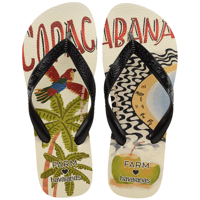 Chinelo Havaianas Farm x Copacabana