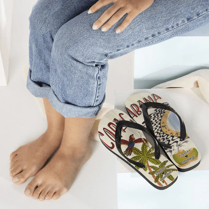 Chinelo Havaianas Farm x Copacabana