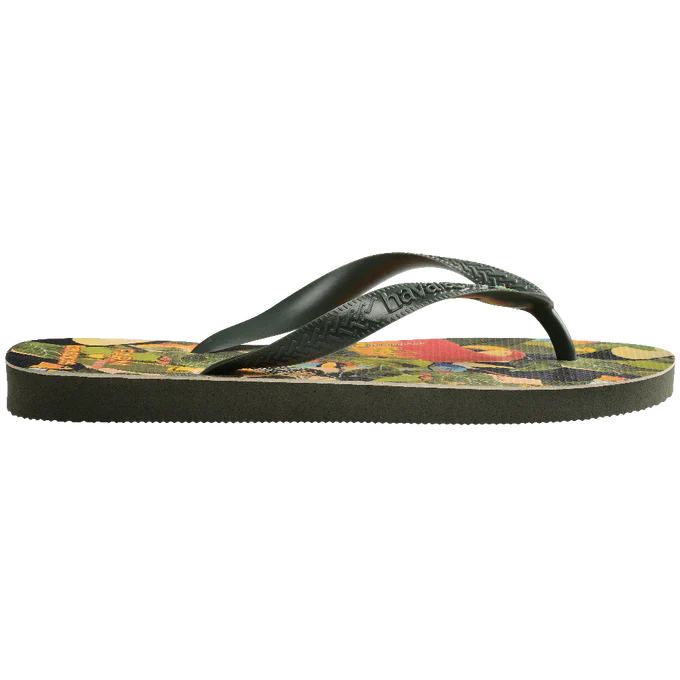 Chinelo Havaianas Farm x Folhagens De Pássaros