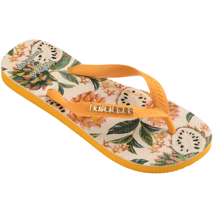 Chinelo Havaianas Farm x Biriba