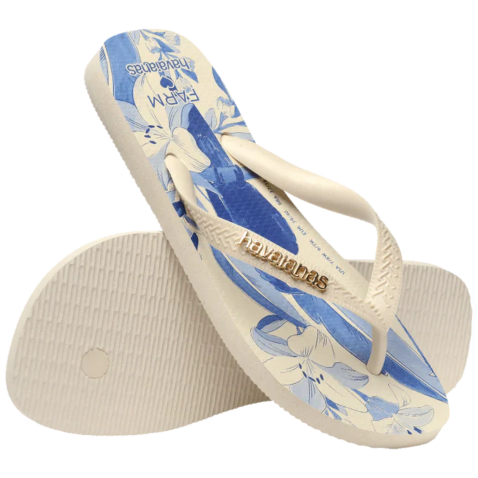 Chinelo Havaianas x Farm Leveza Tropical