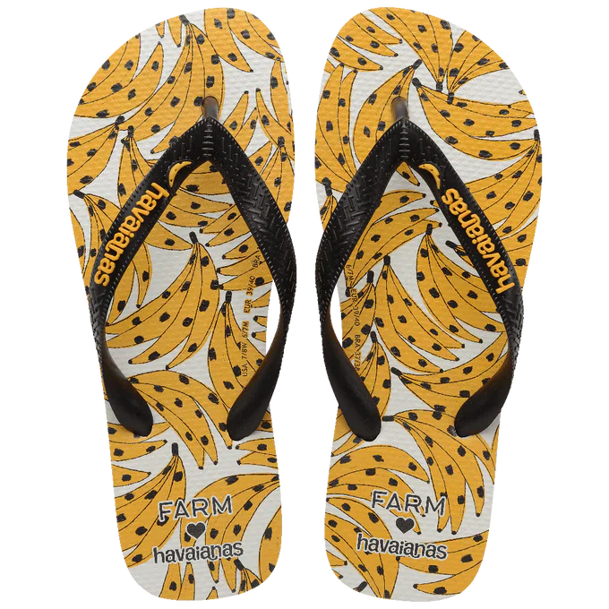 Chinelo Havaianas x Farm Nanica