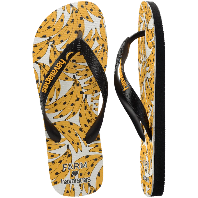 Chinelo Havaianas x Farm Nanica