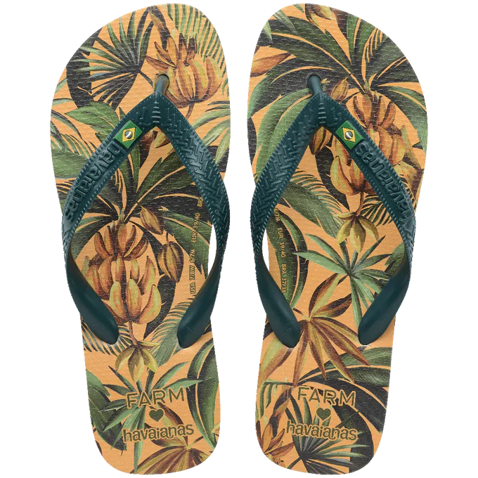 Chinelo Havaianas x Farm Bananarte