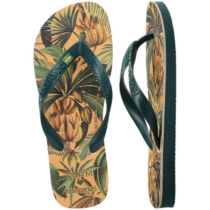 Chinelo Havaianas x Farm Bananarte