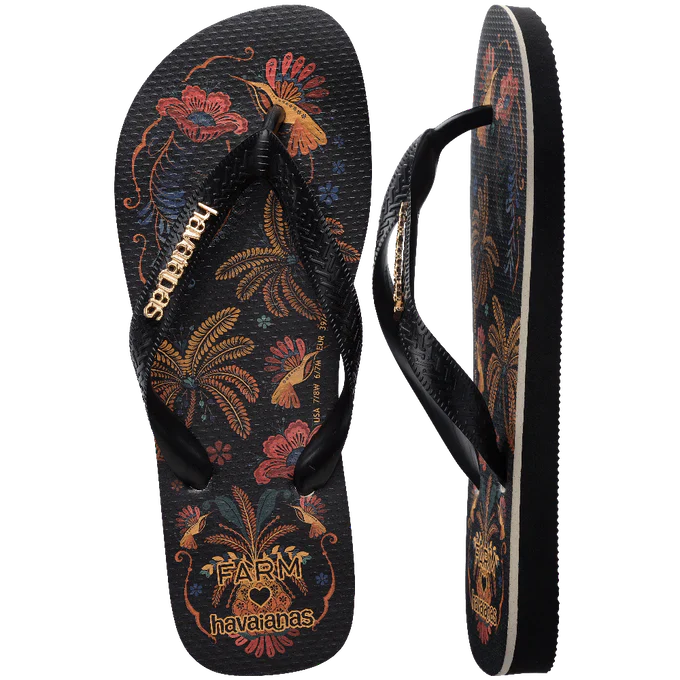 Chinelo Havaianas x Farm Jardim