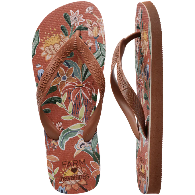 Chinelo Havaianas x Farm Jade