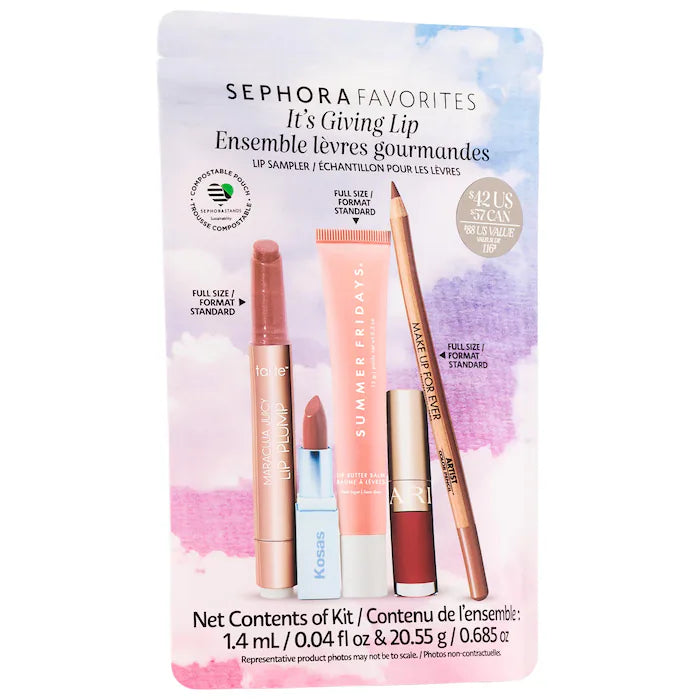 SEPHORA FAVORITES Giving Lip - 5 Produtos