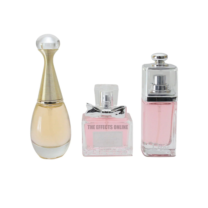 Conjunto de 3 perfumes Dior - Melhor presente