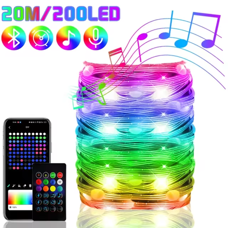 Luzes Leds Natalinas - (Multicolorida)