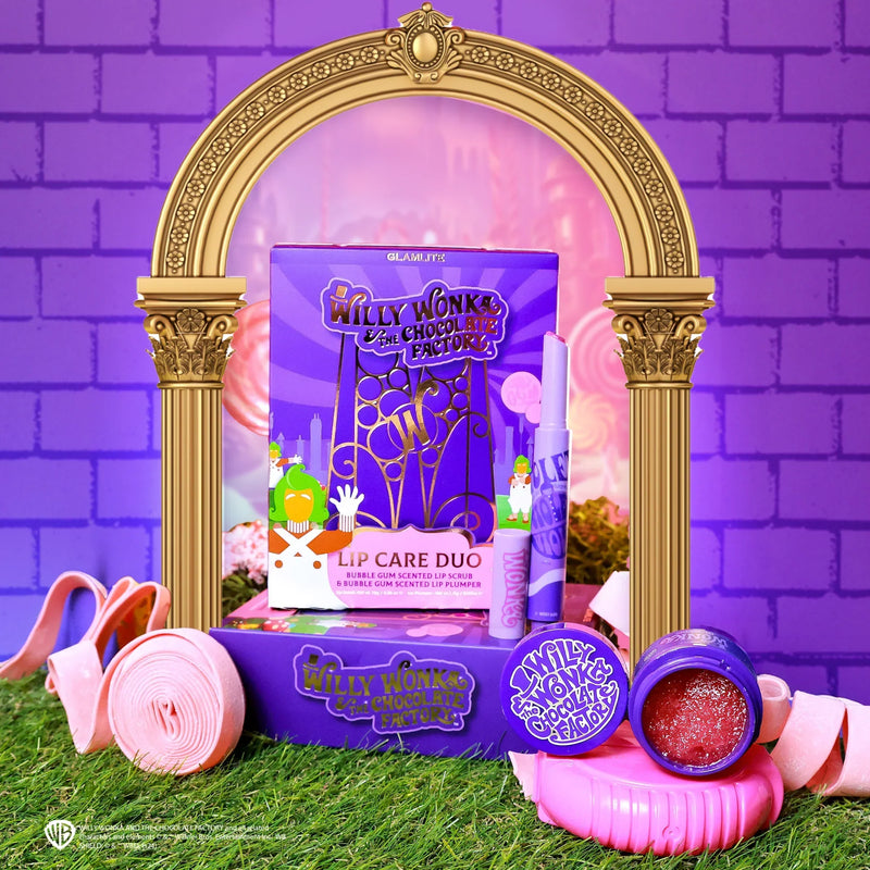 Caixa Fábrica de Chocolate Wonka x Glamlite Coleção Completa