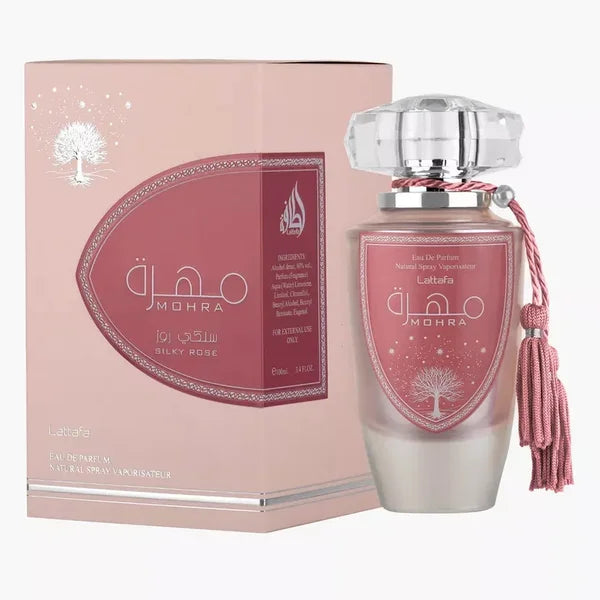 Lattafa Mohra Silky Rose Eau de Parfum Feminino 100ml