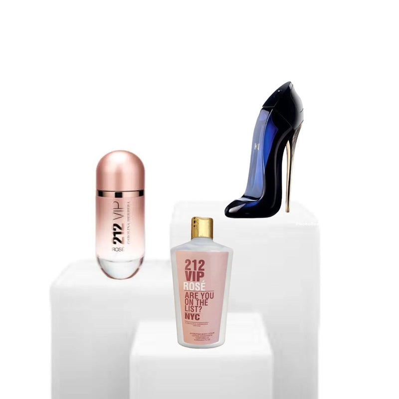 ( 212 Rose e Good Girl ) 100ml + Hidratante Brinde 250 ml